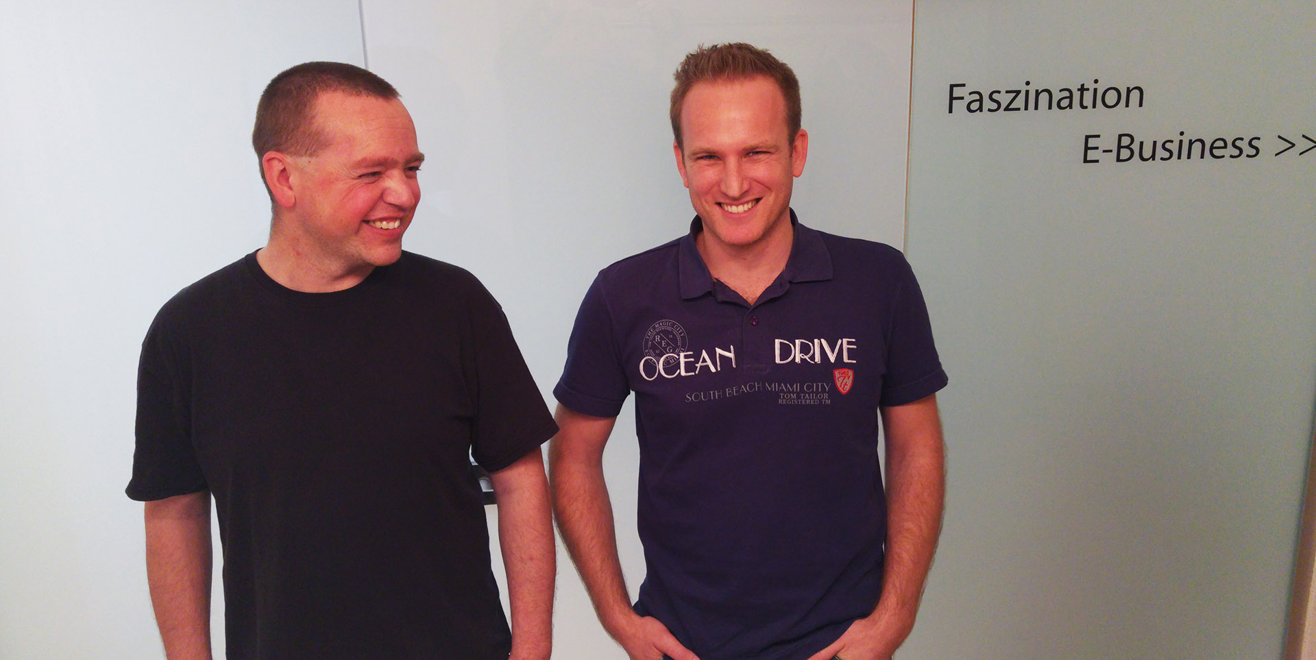 B2B E Business Team Daniel und Daniel ICONPARC