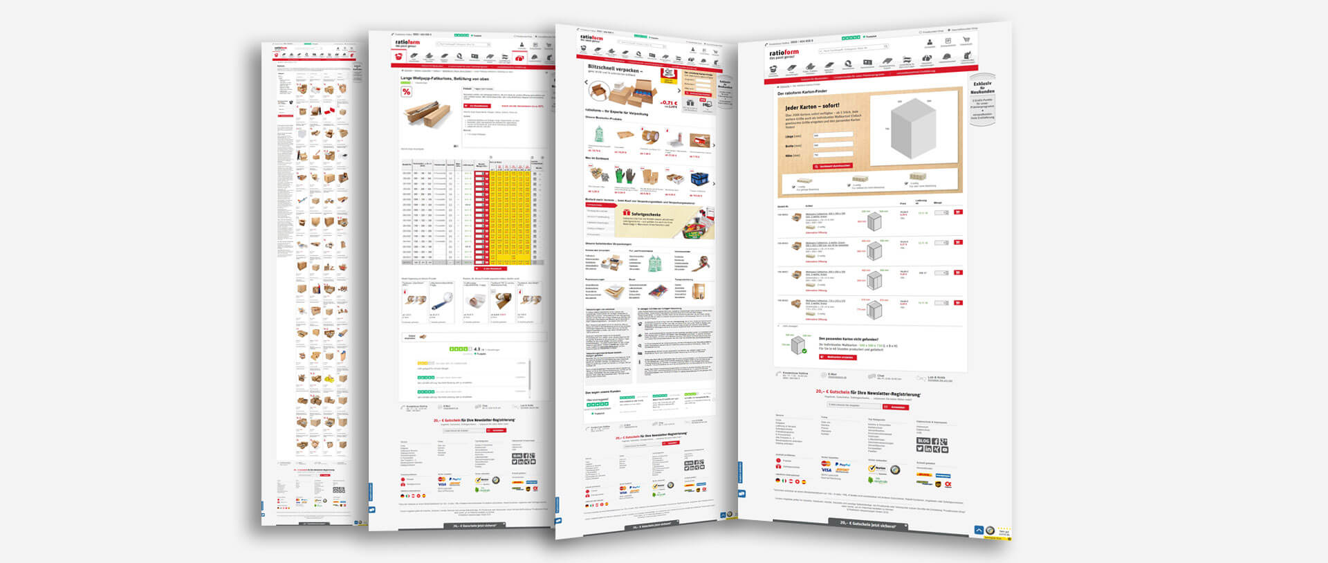 ratioform E Business B2B Screens
