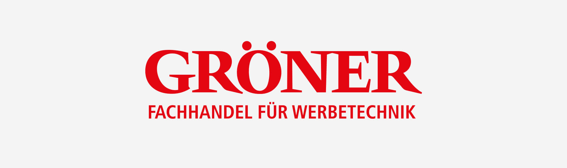 Groener Logo auf grau