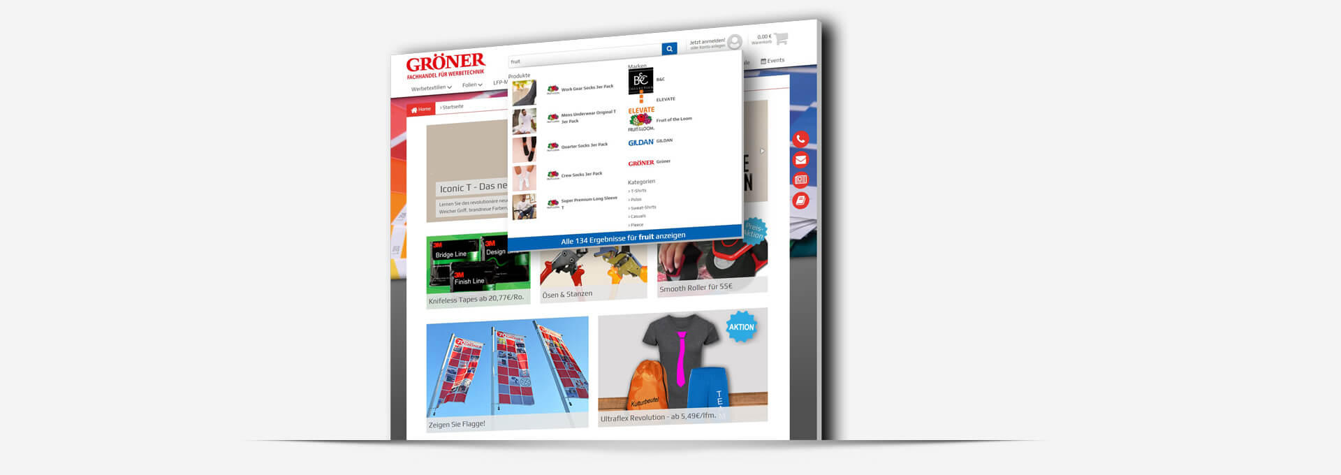 B2B E Commerce Solution Autosuggest Groener