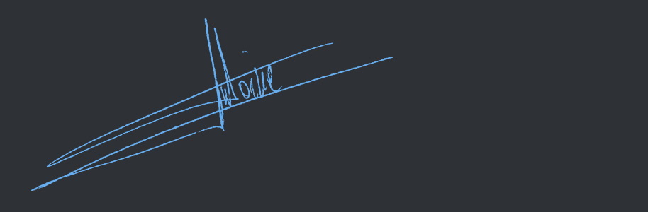 Antoines Unterschrift Dark Mode