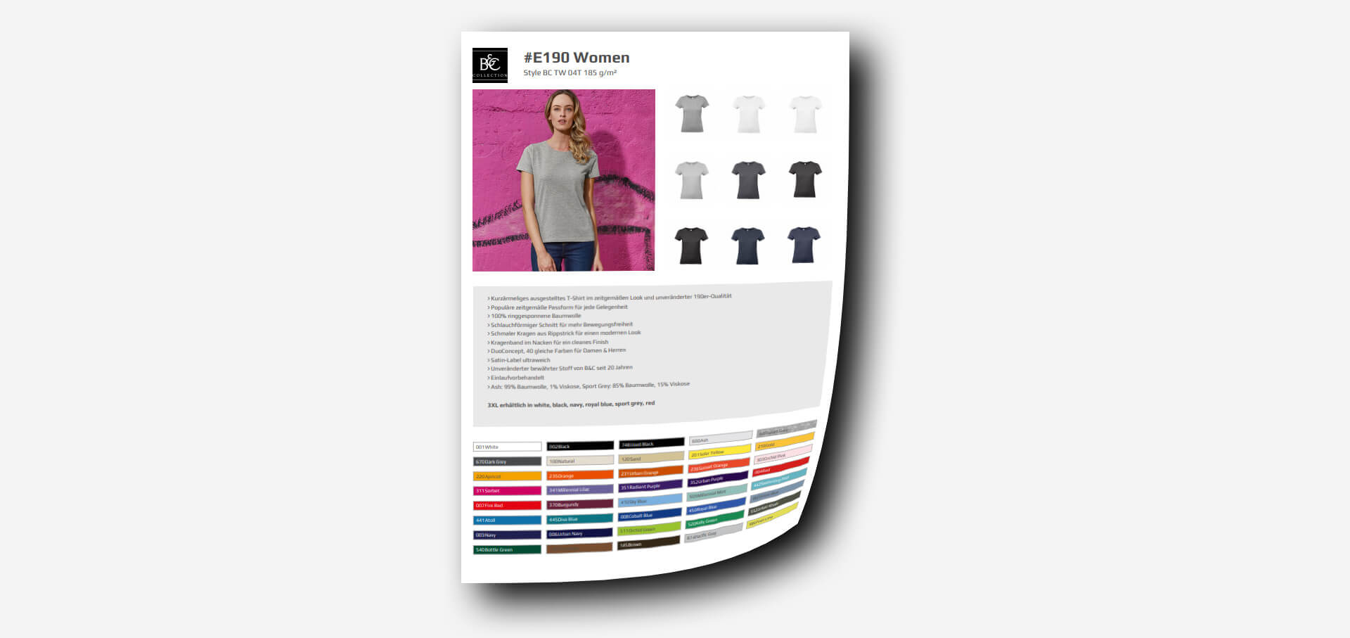 E Commerce B2B Groener Produktseite als PDF