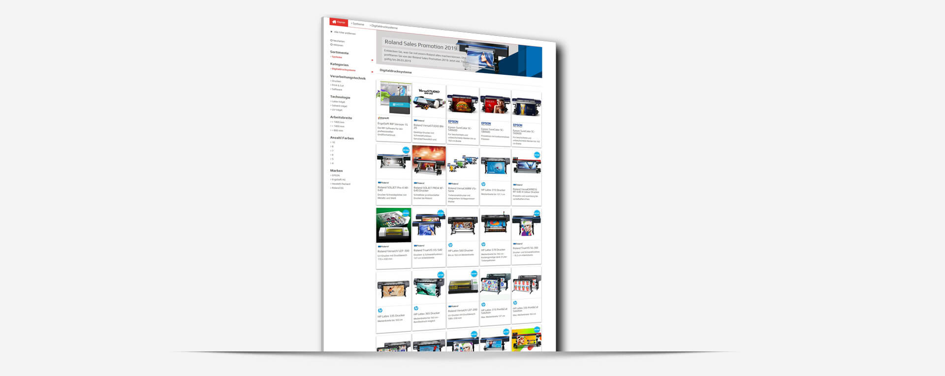 E Commerce B2B Groener Trefferliste