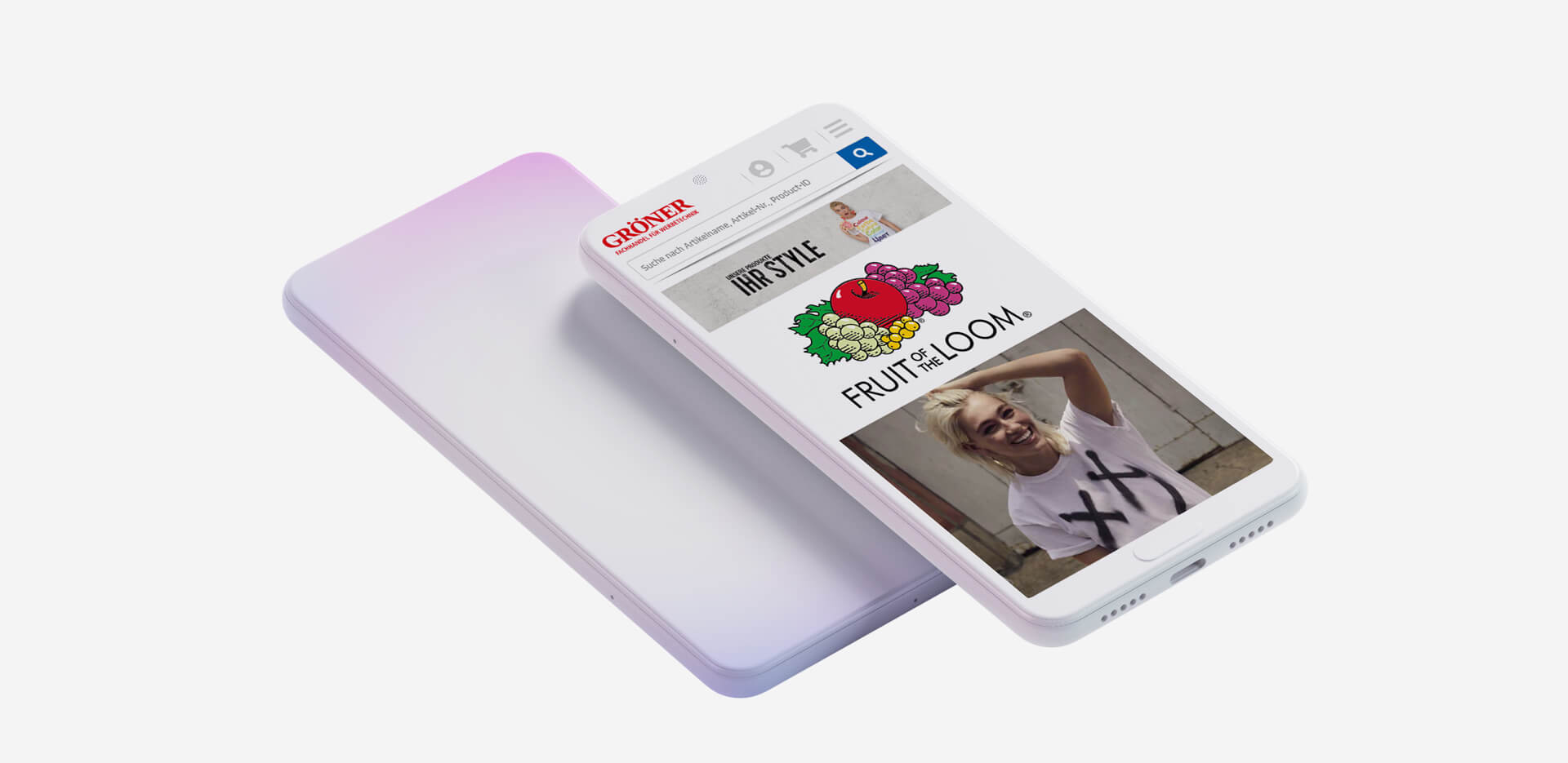 Digitalagentur B2B Smartphone Design ICONPARC