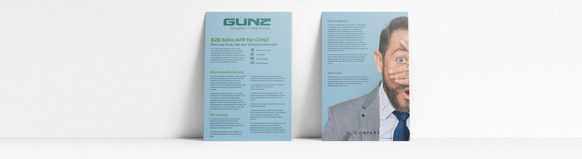 ICONPARC Case Study GUNZ B2B Sales APP