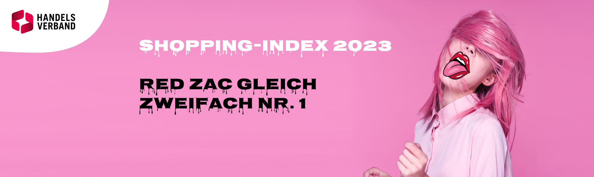 Shopping Index 2023 RED ZAC gleich zweifach Nummer Eins