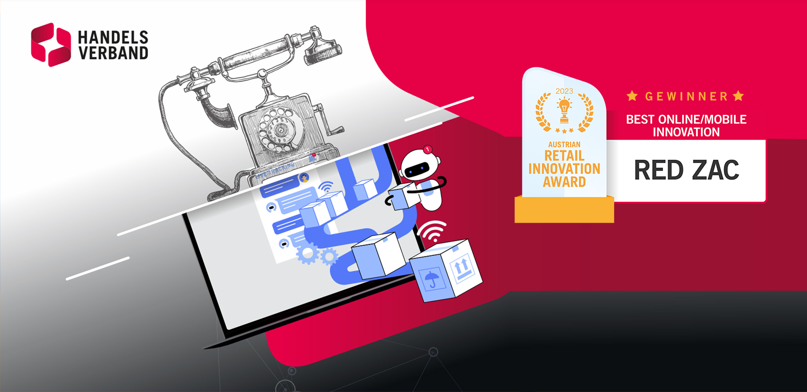 RED ZAC gewinnt Best Mobile Online Solution Award